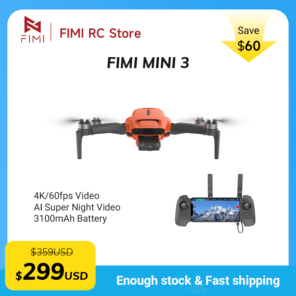 Drone Camera 4K - FIMI MINI 3 カメラドローン 4K 60fps