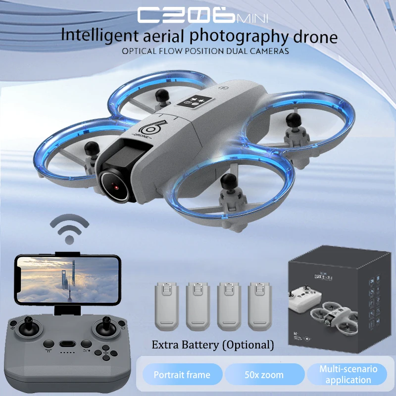 CZ06 ミニ RC クアッドコプター ドローン - 480 - Drone Camera Hd のレビューと価格