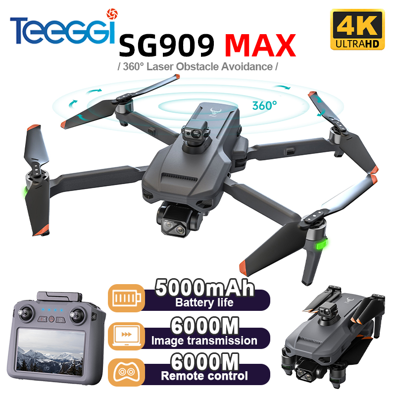 Teeggi SG909 MAX GPS ドローン 4K カ - Drone Camera 4K のレビューと価格